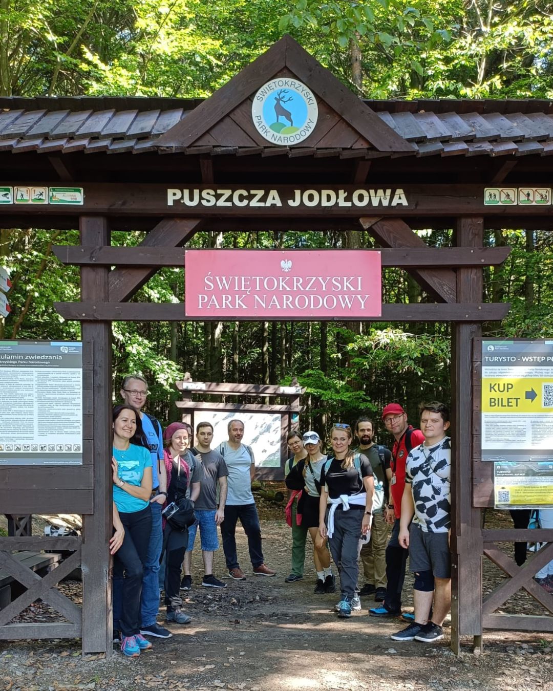 Zdjęcie z wycieczki w góry świętokrzyskie