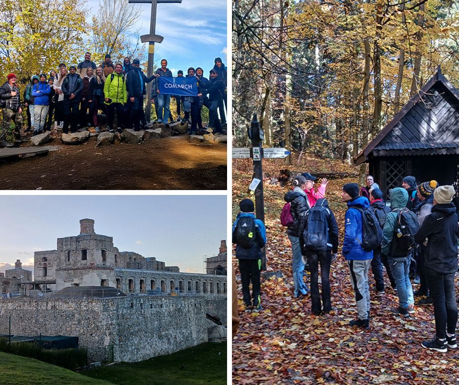 górska wycieczka zespołu z Lunblina - Łysica