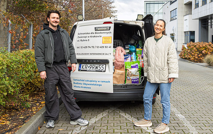 Podwoiliśmy dobro! Ponad tona karmy dla potrzebujących zwierzaków