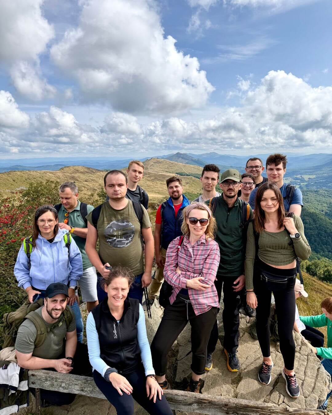 Górska wycieczka zespołu z Kielc