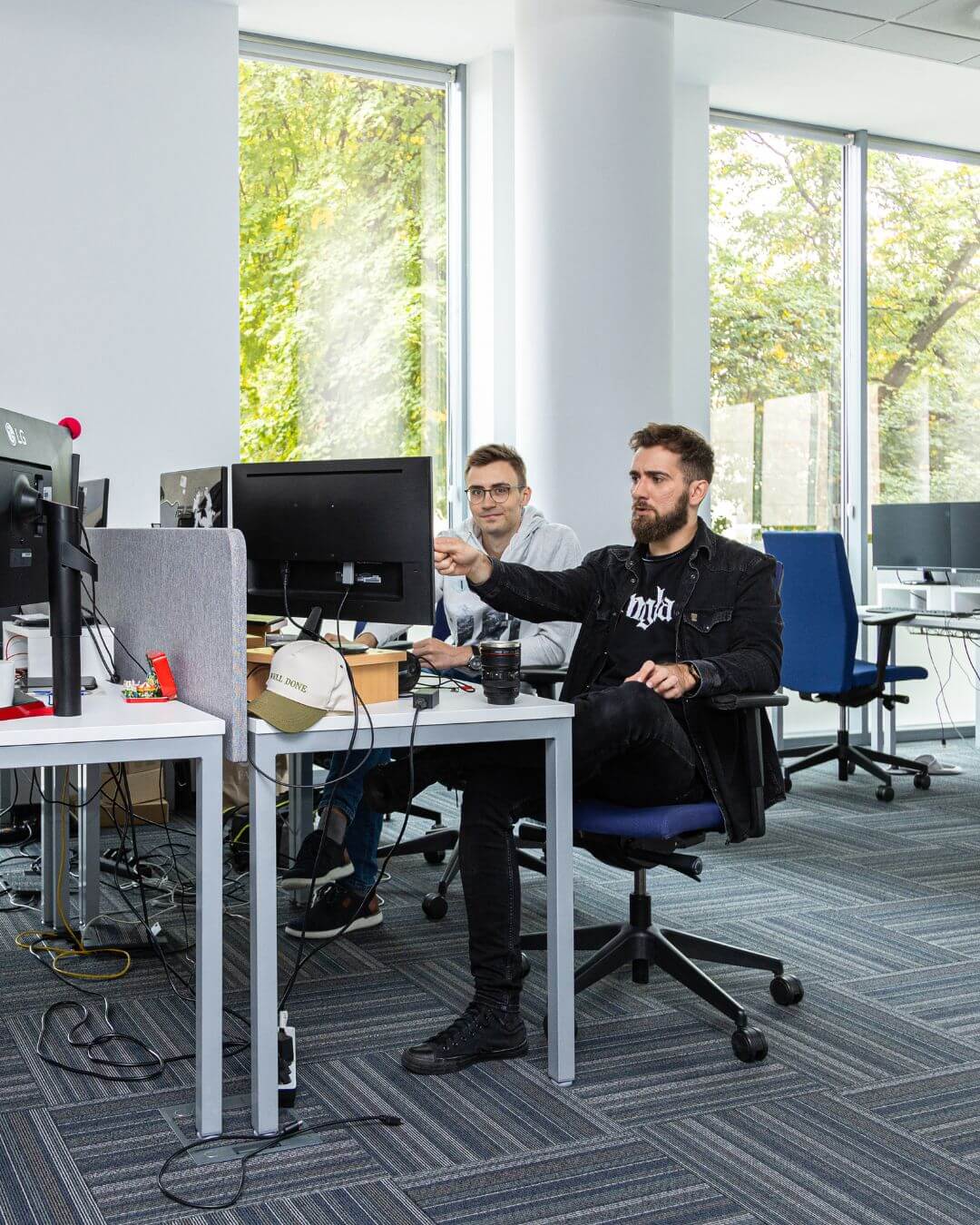 Programiści w lubelskim biurze Comarch podczas pracy